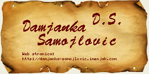 Damjanka Samojlović vizit kartica